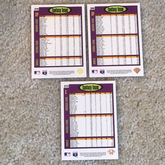 Vintage 1995 Upper Deck MLB Baseball Trading Cards, Lot of 46 Cards - Picture 9 of 16